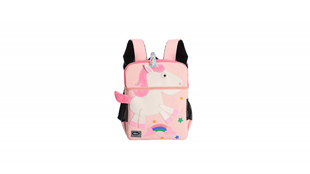 DILLER Children's pink unicorn backpack