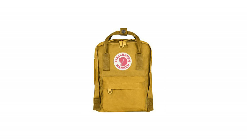 Fjallraven yellow backpack