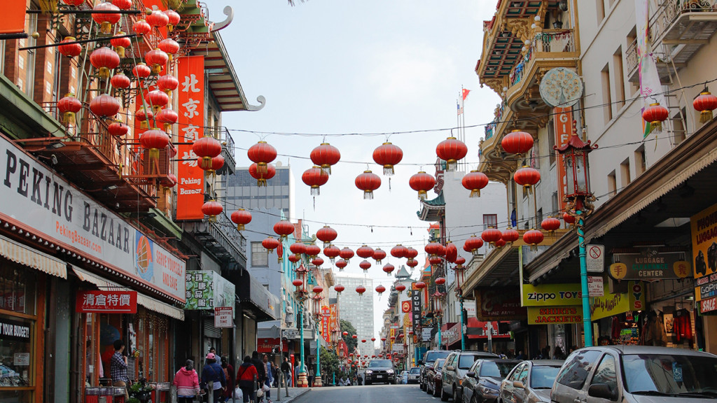 chinatown streetscape