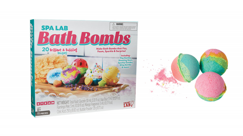 spa lab bath bombs kit
