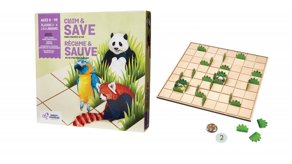 claim and save board game