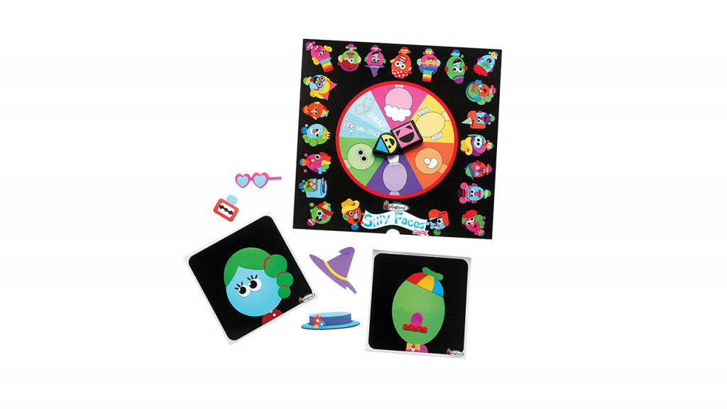 Colorforms silly faces game