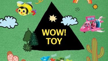 wow toy illustrated feature image with crawl about bee and barbie plane