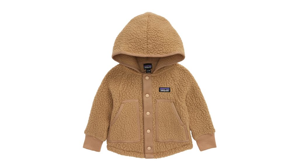 furry brown baby coat