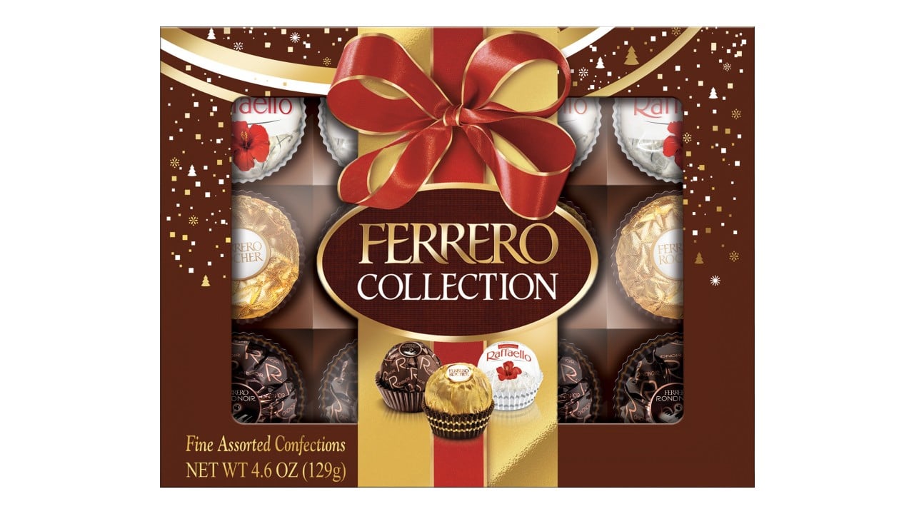 holiday collection box of 12 chocolates