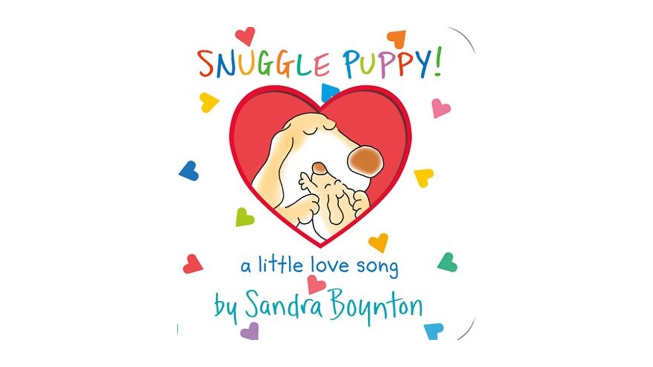 cover of "snuggle puppy" board book by Sandra Boynton