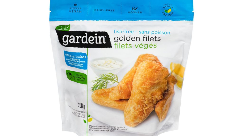 plant-based fish in packaging
