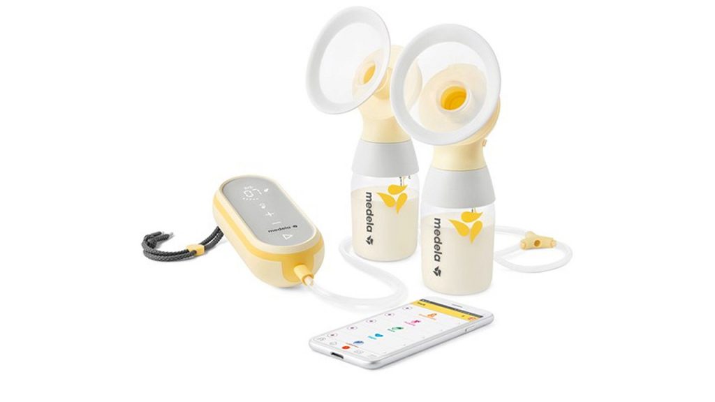 breast pump with accessories