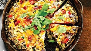 Baked Ham and Cheese Frittata
