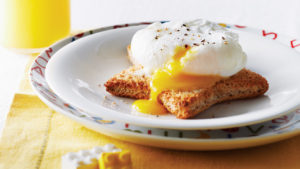 Poached egg on fancy toast