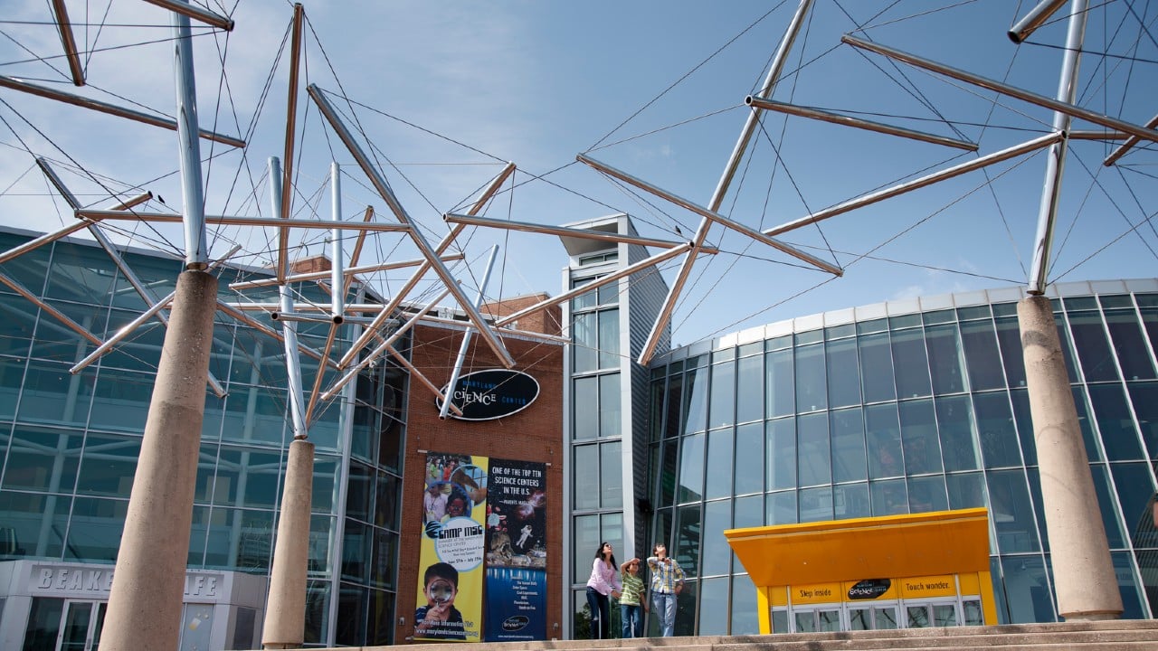 exterior of science centre