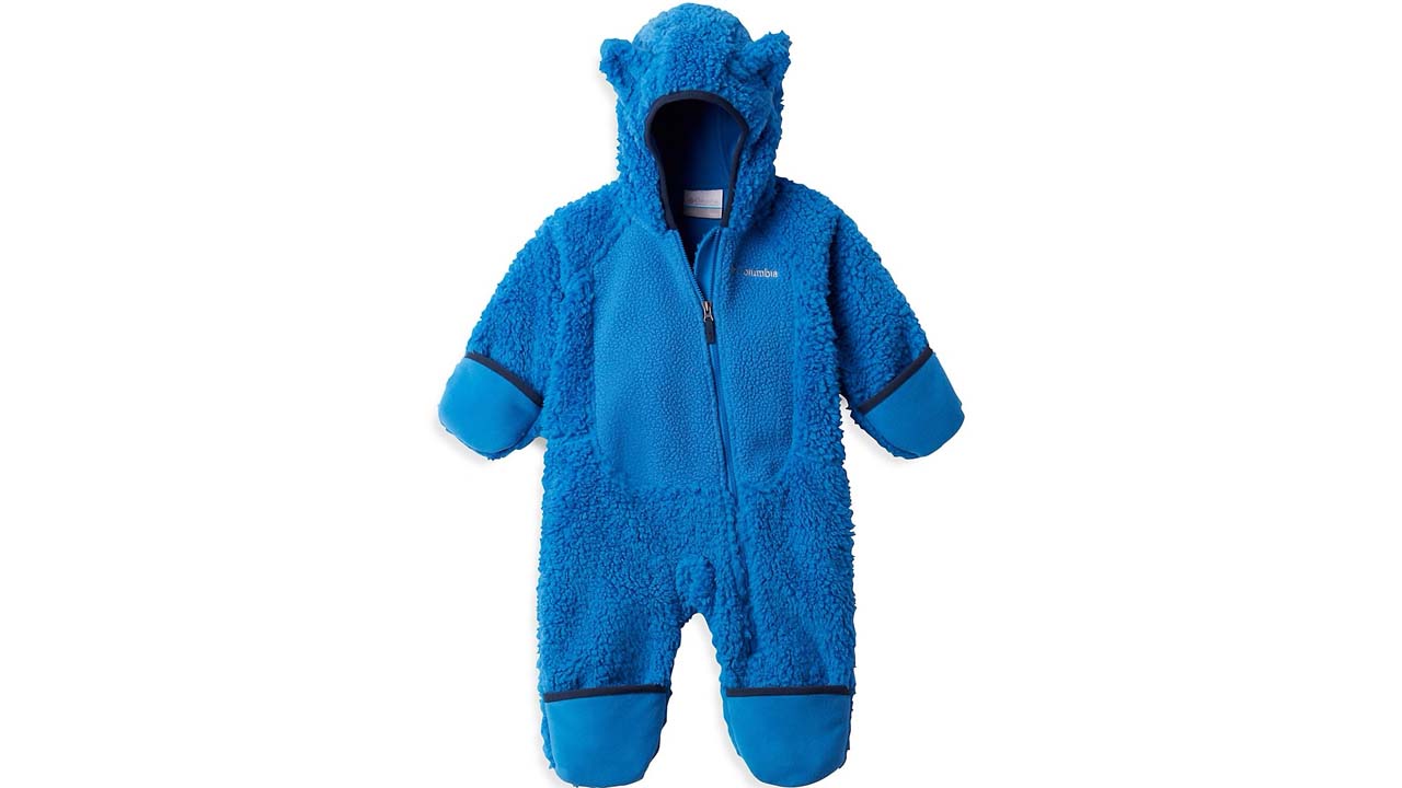 A furry baby suit.
