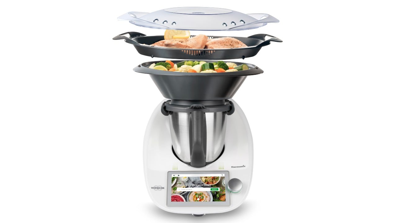 Thermomix appliance with all the different functions visible