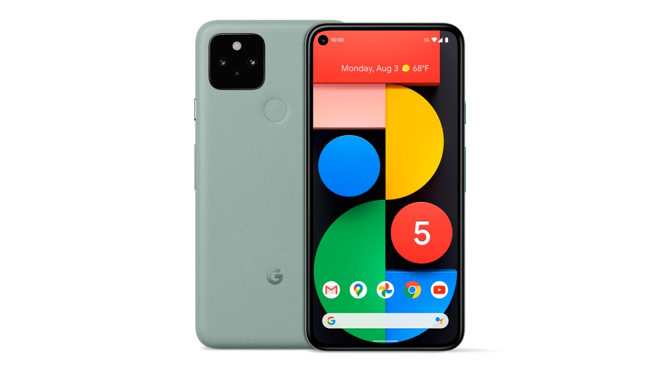 new google phone front and back view