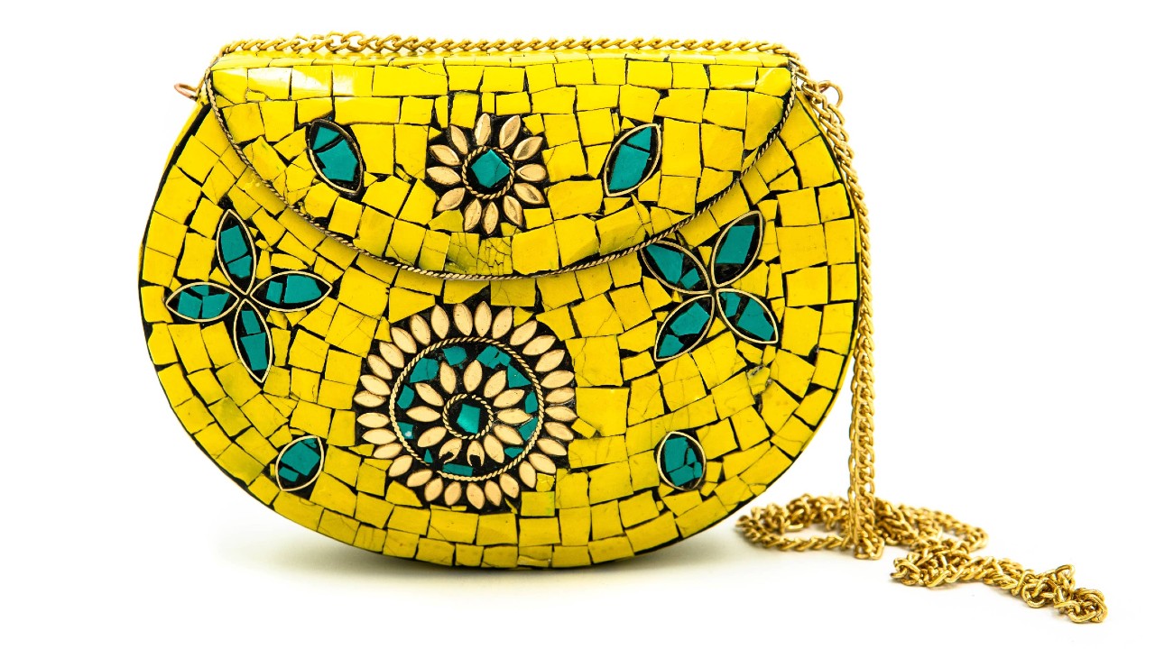 mosaic purse