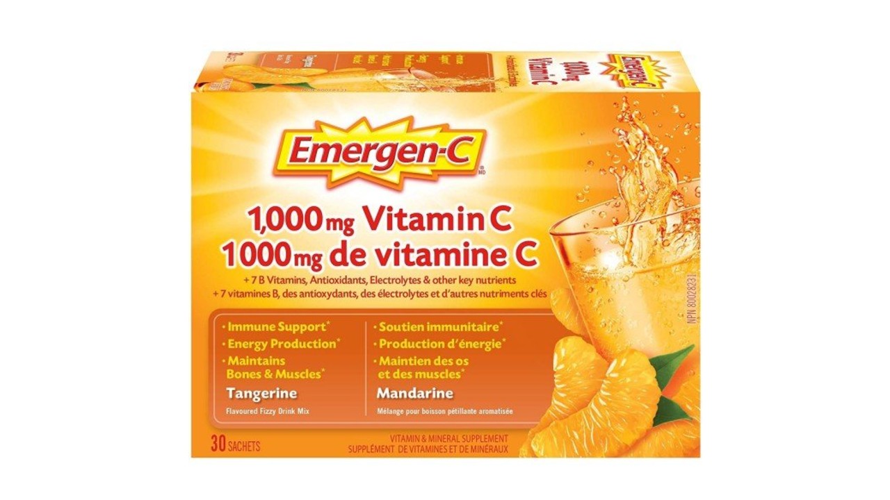 sachets of drinkable vitamin C