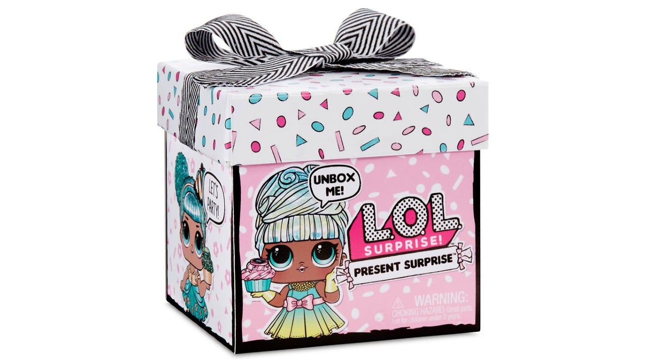box with L.O.L doll and surprises inside