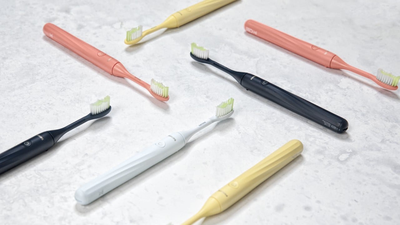 battery operated toothbrushes in pretty colours