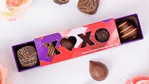 box of Valentine's Day chocolates