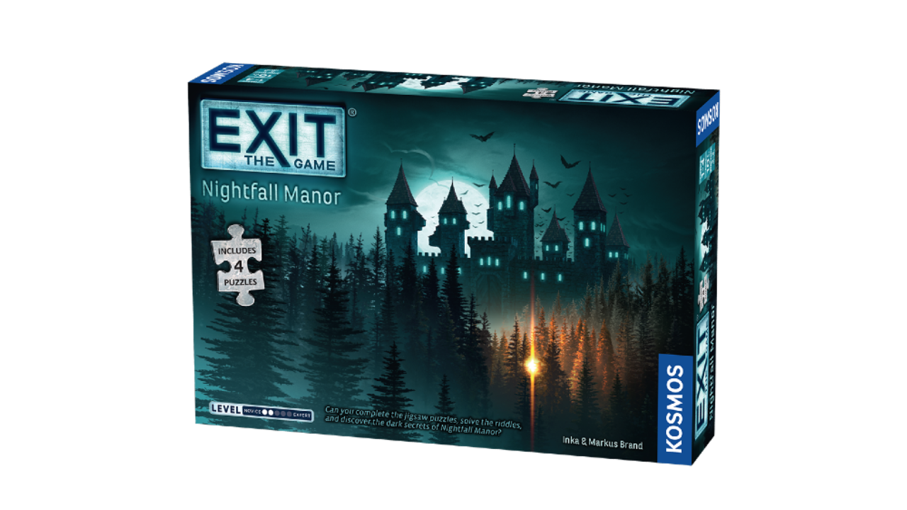 Box of the Exit: Nightfall Manor board game and puzzle