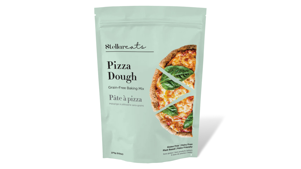 Prepackaged gluten-free pizza dough mix