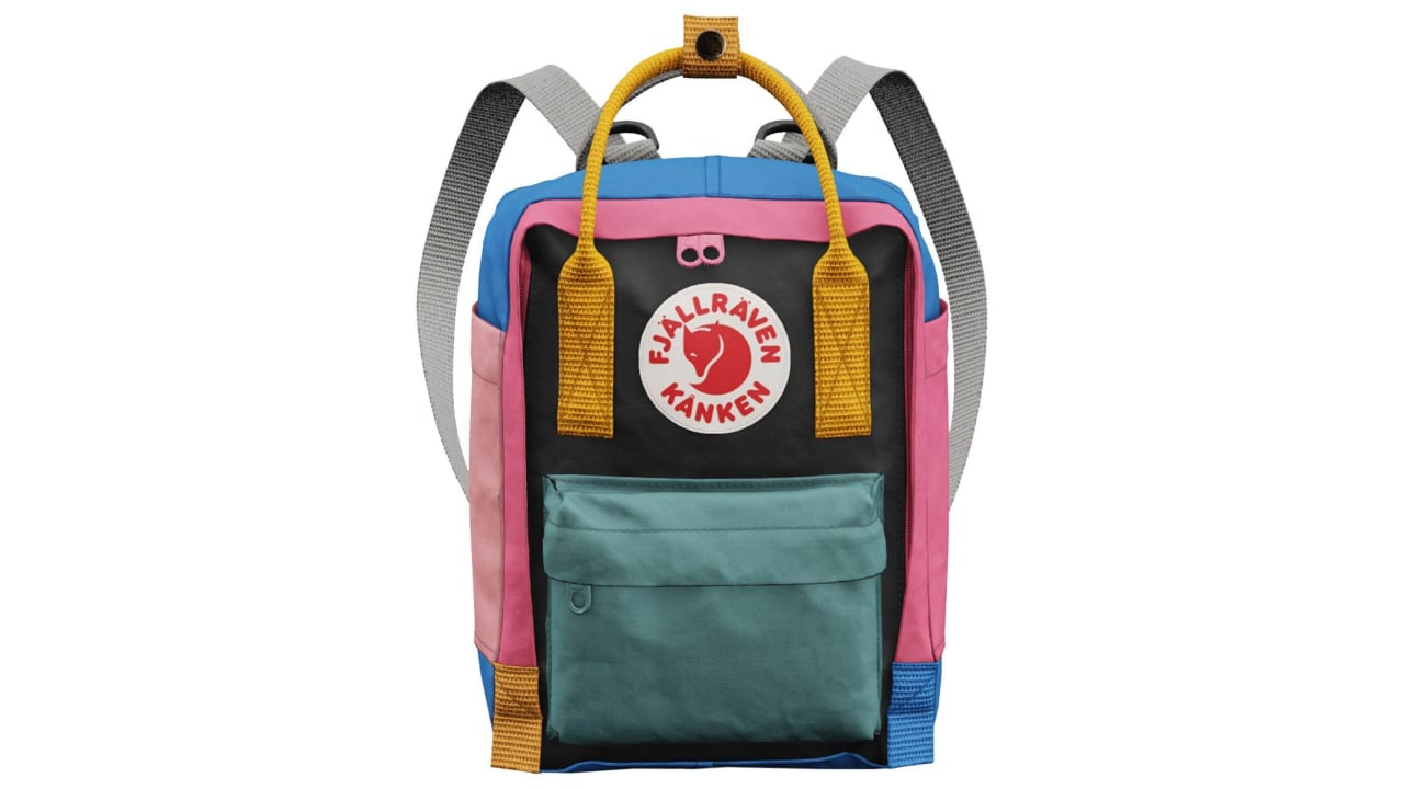 Colourblock backpack in customizable colours