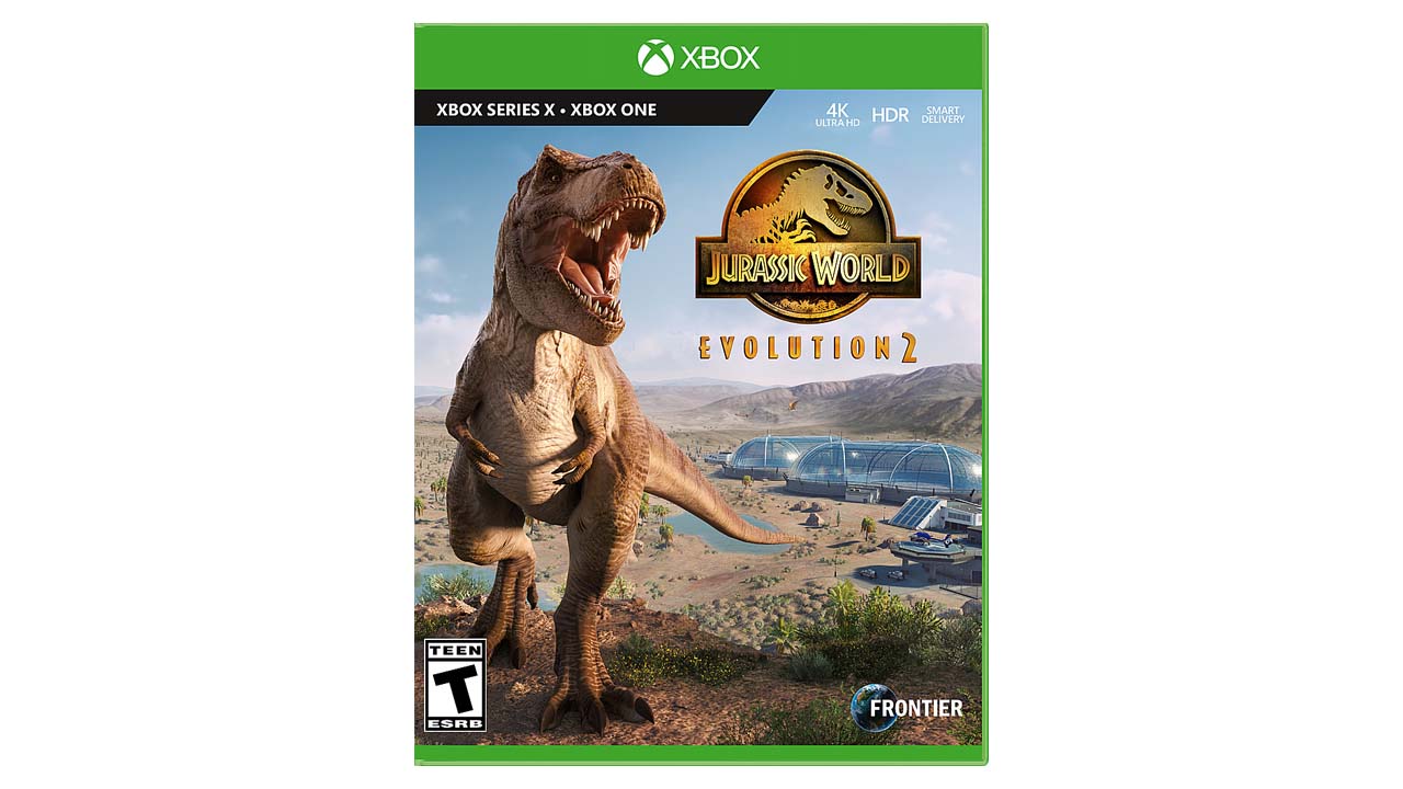 An image of the Jurassic World Evolution 2 game cover.