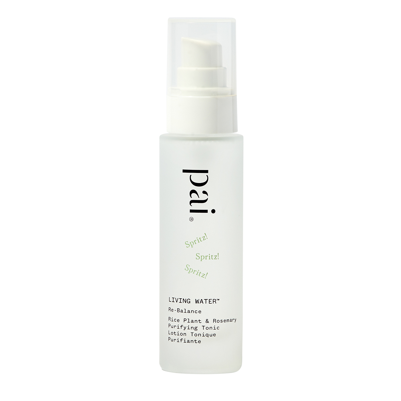 A photo of a bottle of Pai Skincare's Living Water