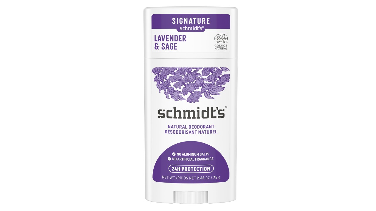 Photo of Schmidt's deodorant in the scent Lavender and Sage