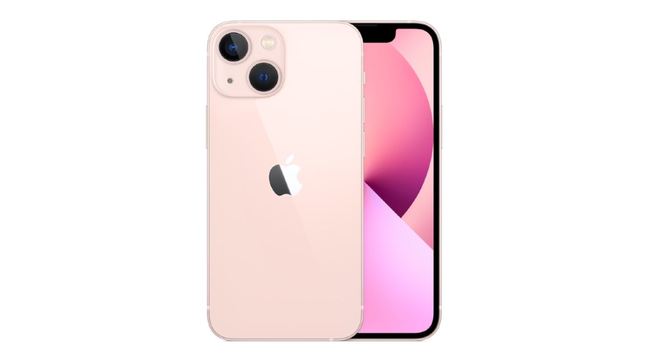Pink iPhone 13 mini 
