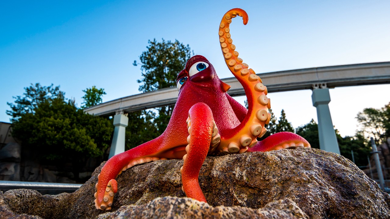 The octopus Hank from Finding Nemo