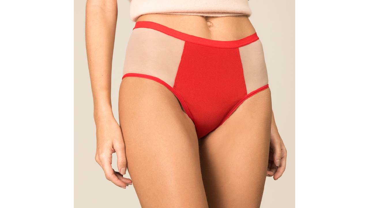 red briefs with mesh sides