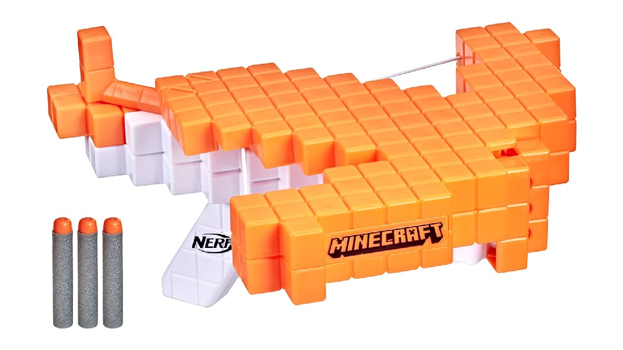 shooter made from orange blocks