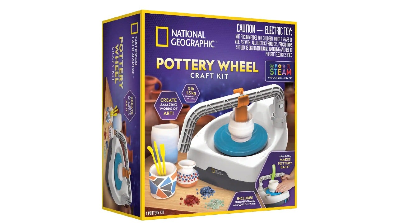 box with pottery kit