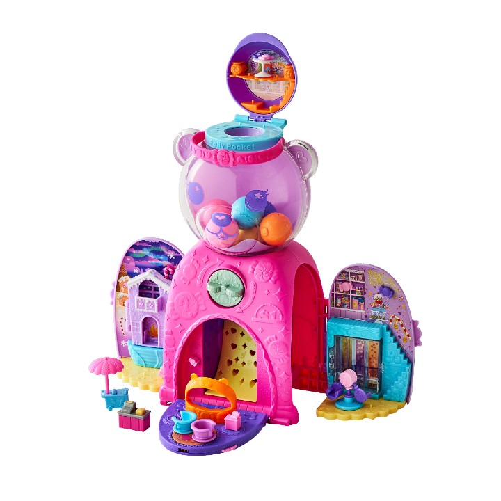 Mattel Polly Pocket Gumball Bear Playset